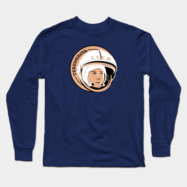 Valentina Tereshkova Long Sleeve T-Shirt by monkeyminion